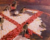 斯坦利斯宾塞 - Making a Red Cross
